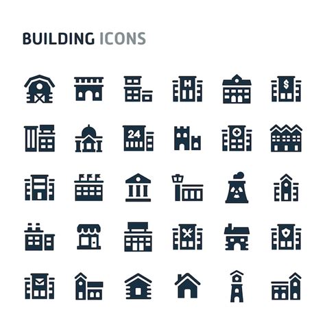 Building Icon Set 的图像结果