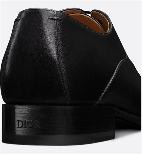 Туфли-оксфорды Dior Timeless Гладкая телячья кожа черного цвета | DIOR