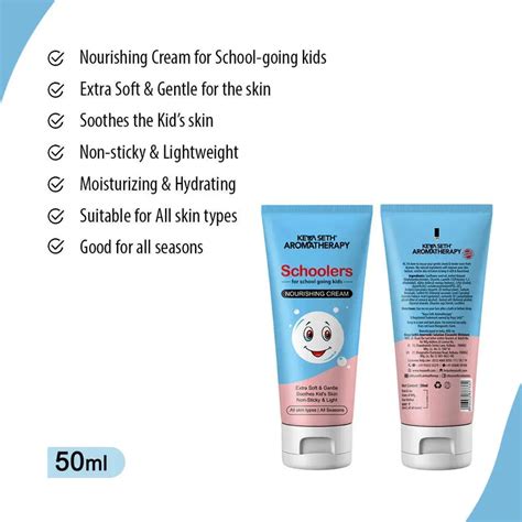 Schoolers Nourishing Cream Gentle & Safe, Intensive Moisturizing ...