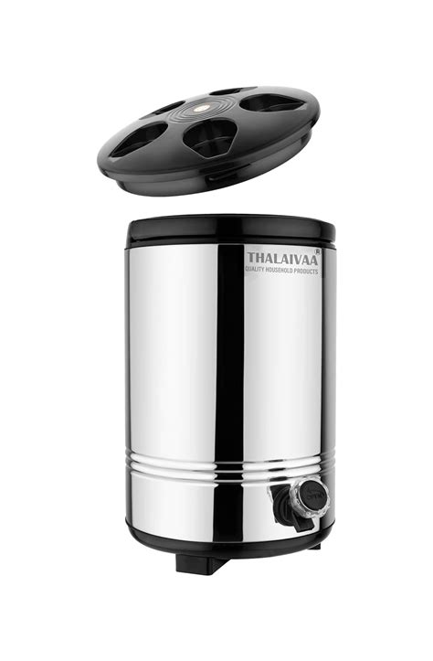 Buy THALAIVAA Stainless Steel PUF Insulated Water Jug/Container 10 ...