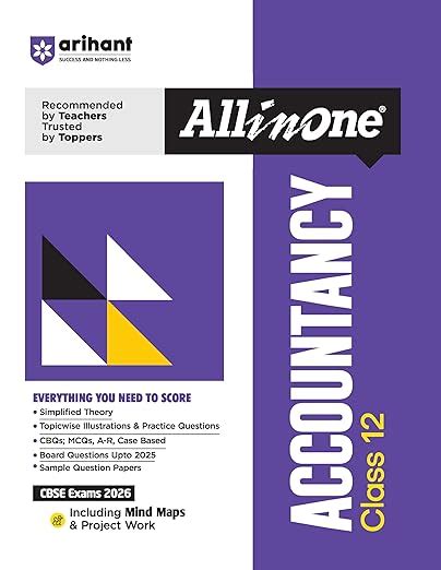 Arihant All in One Accountancy Class 12 for CBSE Exams 2025-26 ...