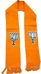 RAYDEVIL BJP BODY FLAG BJP PATKA WITH BJP LOGO A-Foldable Body Flag ...