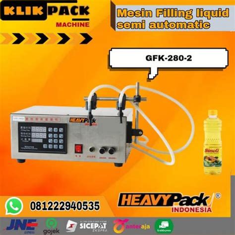 Jual Mesin Filling Liquid Portable 2 Noozle GFK-280-2 Heavypack ...
