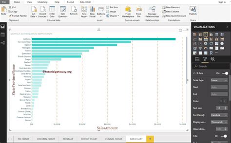 Image result for Power BI Bar Chart Visual Header