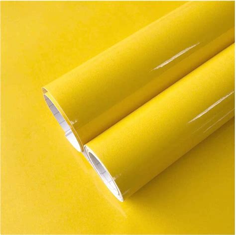 SUNBIRD Light Yellow Wallpaper Matte Textured Peel and Stick Wallpaper ...