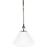Sharpex Telescopic Metal Rake, Adjustable Rake for Quick Clean Up of ...