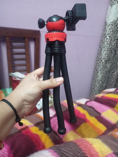 amazon basics Flexi Octopus Tripod with 360-Degree Rotating Head with ...