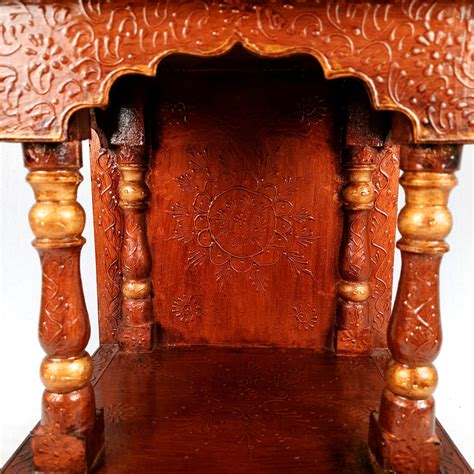 Handcrafted Wooden Temple | Mandir for Home - Buy Now