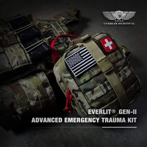 Buy EVERLIT Advanced Emergency Trauma Kit, CAT GEN-7 Tourniquet Mil ...