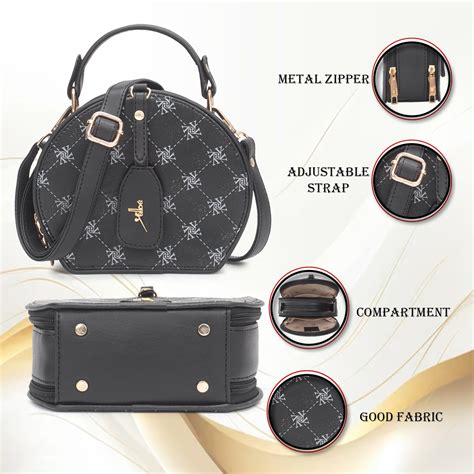 Yelloe Iconic Logo Print Round Sling Bag