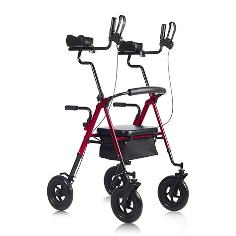 Buy BEYOUR WALKER All-Terrain Upright Rollator Walker, Stand Up Rolling ...
