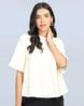 Buy Cream Shirts for Women by FITHUB Online | Ajio.com