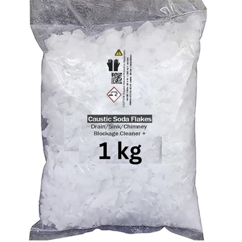 Caustic Soda Flakes for Effective Drain & chimney Cleaner | Clear ...