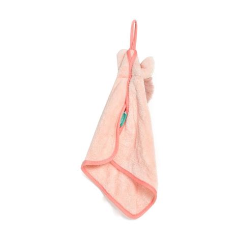 Fluffy Ball Hand Towel - Pink – Mumuso