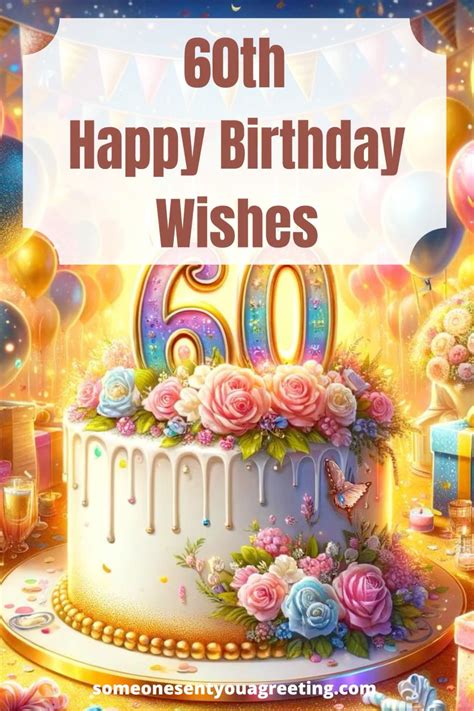 60th Birthday Wishes and Messages