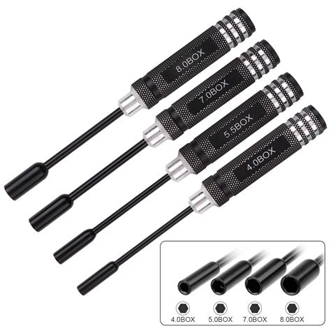 4pcs Hex Nut Drivers Screw driver Tools Kit Set for RC Helicopter RC ...