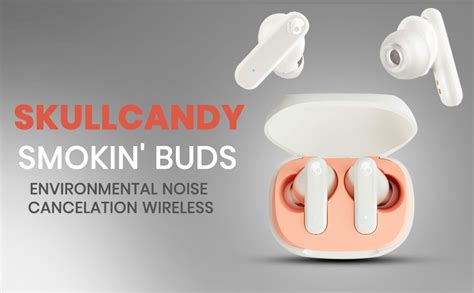 Skullcandy Smokin Buds Wireless in Ear Earbuds – ENC for Clear Calls ...