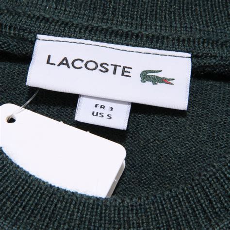 4730AB maglione uomo LACOSTE wool GREEN melange sweater men