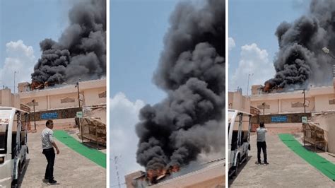 VIDEO: Massive Fire Erupts At Gate No. 1 Of Mahakaleshwar Temple In ...