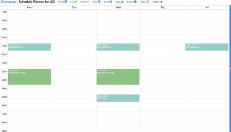 How’s my schedule? (Incoming freshman) : UCI