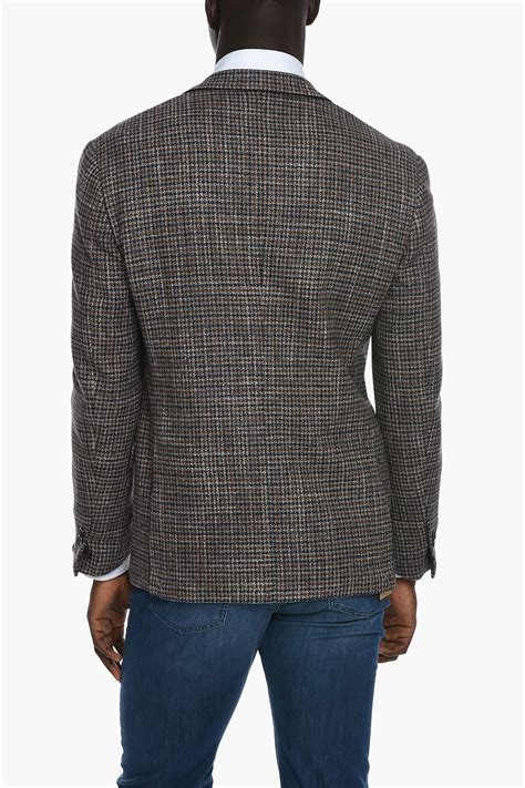 Corneliani Blazer in Tweed GATE con Tasche ad Aletta uomo - Glamood Outlet