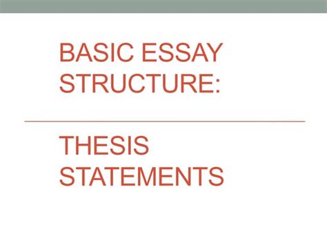 Image result for Basic Essay Structure