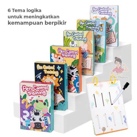 Jual Pen Control Training Wipe and Clean PAUD belajar menulis ...