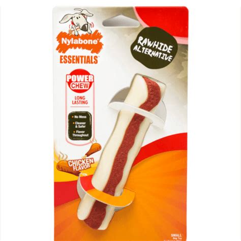 Buy Nylabone Chicken Flavor Nature Inspired Rawhide Roll Power Chew Toy ...