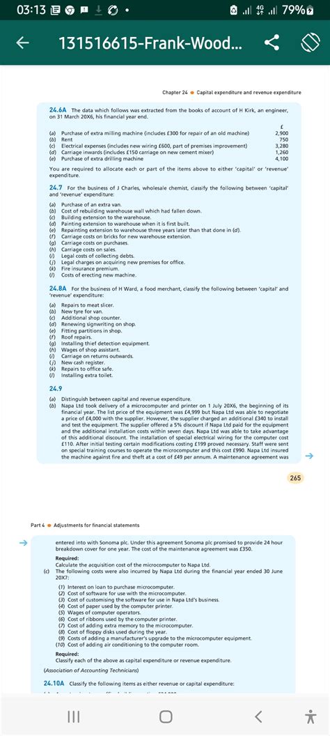 capital versus revenue