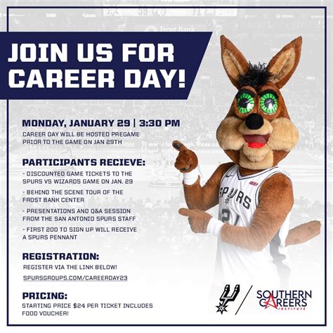 Gear up for a slammin' career move! 🏀 📅 Date: January 29th ⏰ Time: 3:30 ...