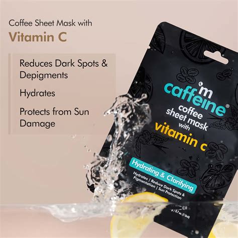 Mcaffeine Coffee Sheet Mask with Vitamin C, 20 gm Price, Uses, Side ...
