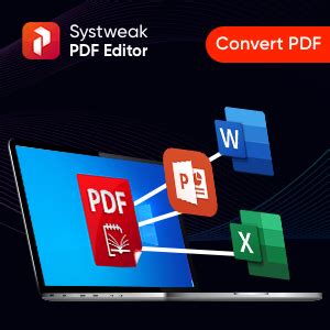 Systweak PDF Editor PRO - Software for Windows - 1 PC, 1 Year | View ...