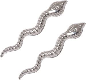 Sahiba Gems Naag Nagin Joda in Solid Silver for Kalsarp Dosha ~ Pack in ...