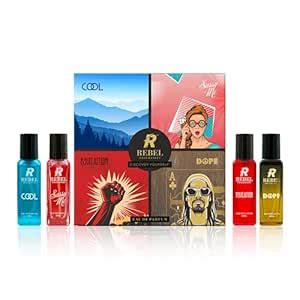 Buy REBEL Luxury Perfume Gift Set 4 x 20ml for Men & Women | Long ...