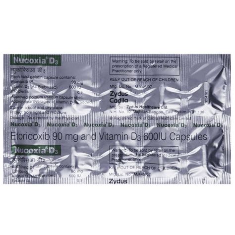 Nucoxia D3 Capsule 10's Price, Uses, Side Effects, Composition - Apollo ...