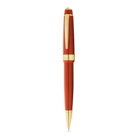 Buy Bailey Light Polished Amber Resin and Gold Tone Ballpoint Pen Online