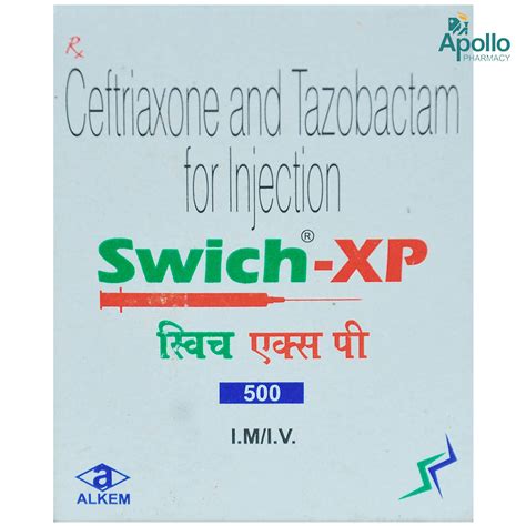SWICH XP 500MG INJECTION Price, Uses, Side Effects, Composition ...
