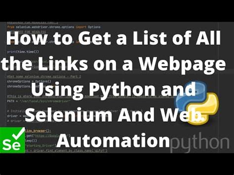 Image result for How to Open a Link Using Python Automation