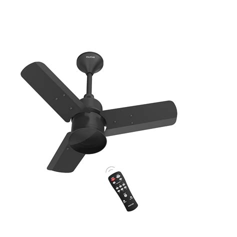 Buy Polycab Silencio Mini 600mm 5-Star BLDC, Remote Ceiling fan for ...