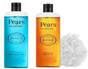 Pears Pure and gentle+soft and fresh body wash 250ml pack of 2..: Buy ...