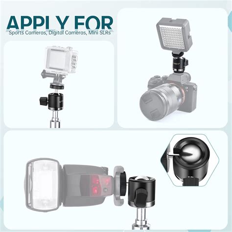 Tripod Ball Head, UTEBIT 360° Swivel Mini Ball Head India | Ubuy