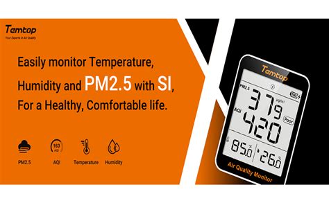 Temtop Indoor Thermometer Air Quality Monitor Beyond Temperature ...