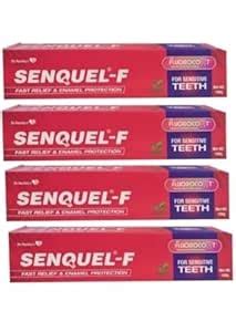Buy Sen-quel F Toothpaste, 100g, Pack of 4 Online at Low Prices in ...