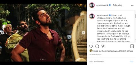 Ayushmann Khurrana mourns demise of 'Andhadhun' action director Parvez Khan