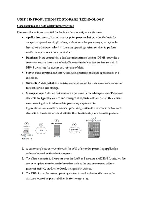 Information Storage Management 1: Core Elements & Architecture Overview ...