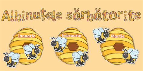 Albinuțele sărbătorite – Planșe aniversare - Twinkl