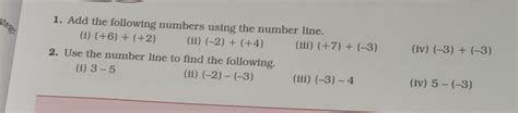 Please Any Body solve This In Rough Copy With Number Lines. - Brainly.in