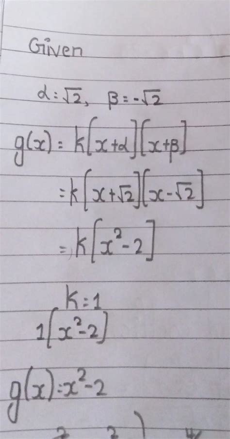 Find all the zeros of 2x - 3x - 3x²+6x-2, if you know that two of its ...
