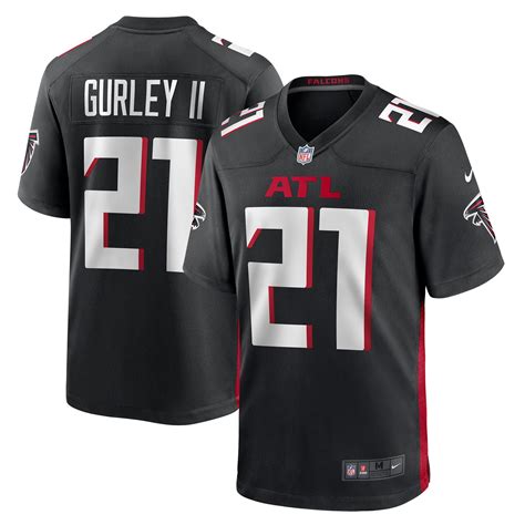Men's Nike Todd Gurley II Black Atlanta Falcons Game Jersey