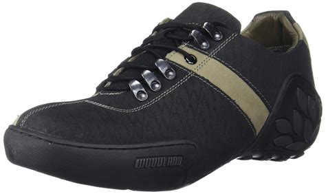 Buy Woodland Men's Black Leather Closed Shoe-43 EU (GC 1120111Y15) at ...